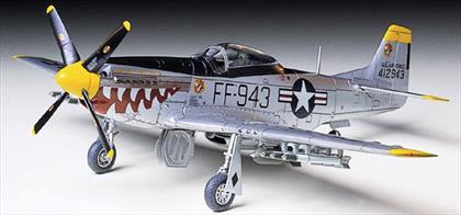 Tamiya 1/72 NA F-51D Mustang Korean War Fighter Model 60754Glue and paints are required