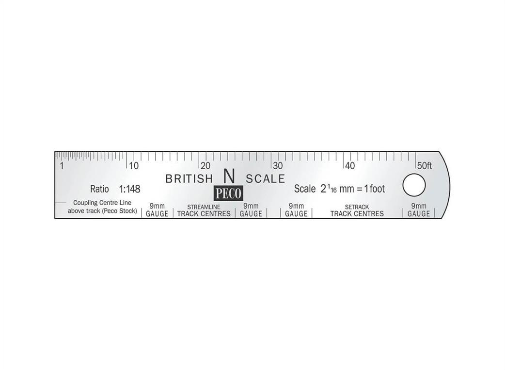 Peco SL-320 British N Scale Rule