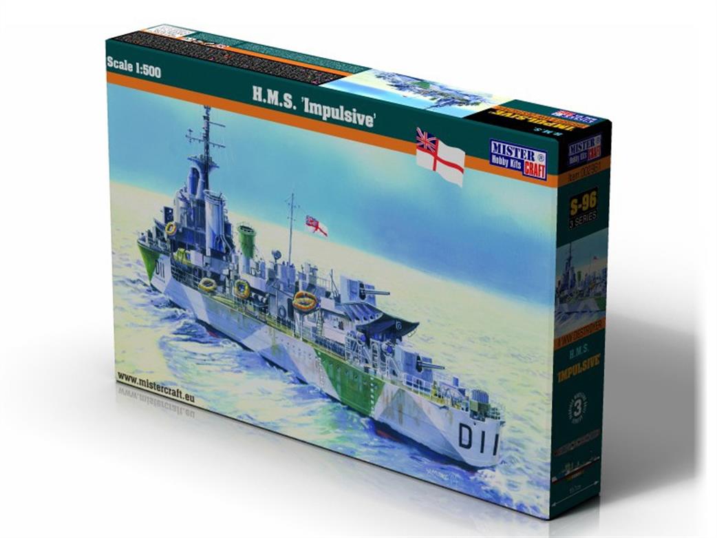 MisterCraft 1/500 002961 HMS Impulsive British Destroyer Kit
