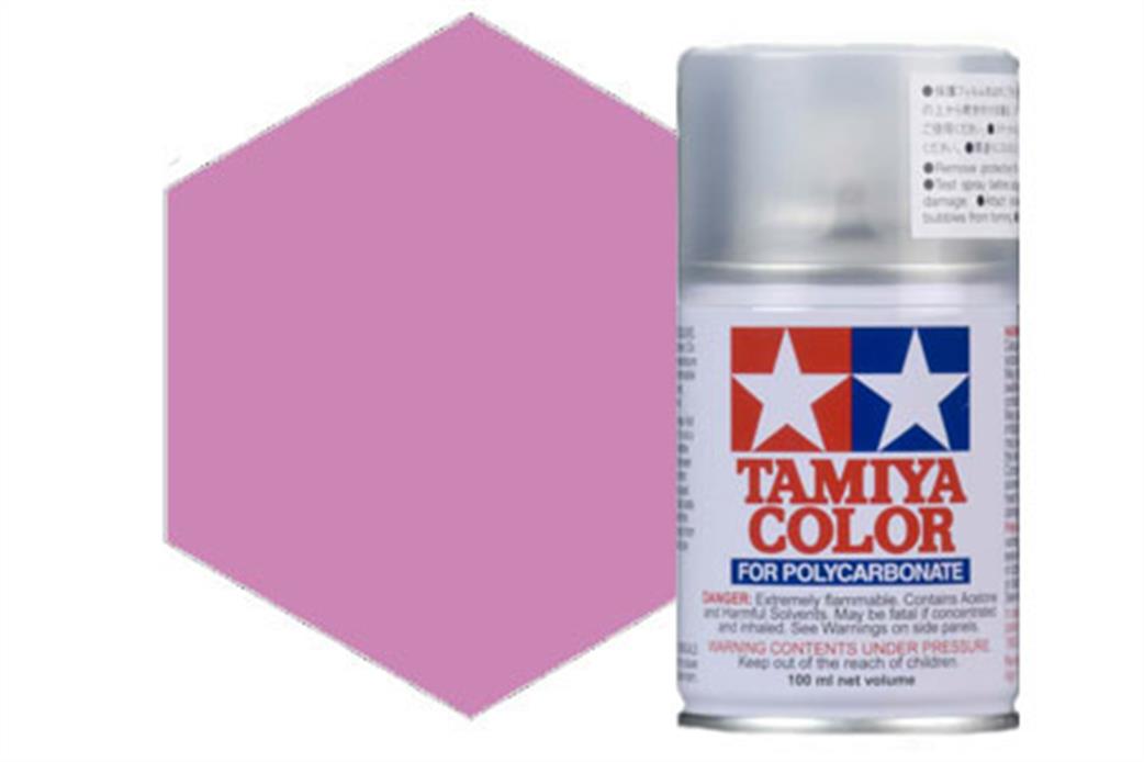 Tamiya  PS-50 PS50 Sparkling Pink Anodised Aluminium Polycarbonate Spray Paint 100ml