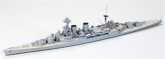 Tamiya 1/700 HMS Hood &amp; E Class Destroyer Denmark Strait 31806Along with the high-quality finish of the original model, this kit includes an all-new E Class Destroyer which accompanied Hood during its pursuit and final showdown with Bismarck in the Denmark Strait.Glue and paints are required