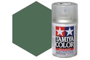 Tamiya TS78 Field Grey Synthetic Lacquer Spray Paint 100ml TS-78These cans of spray paint are extremely useful for painting large surfaces, the paint is a synthetic lacquer that cures in a short period of time. Each can contains 100ml of paint, which is enough to fully cover 2 or 3, 1/24 scale sized car bodies.