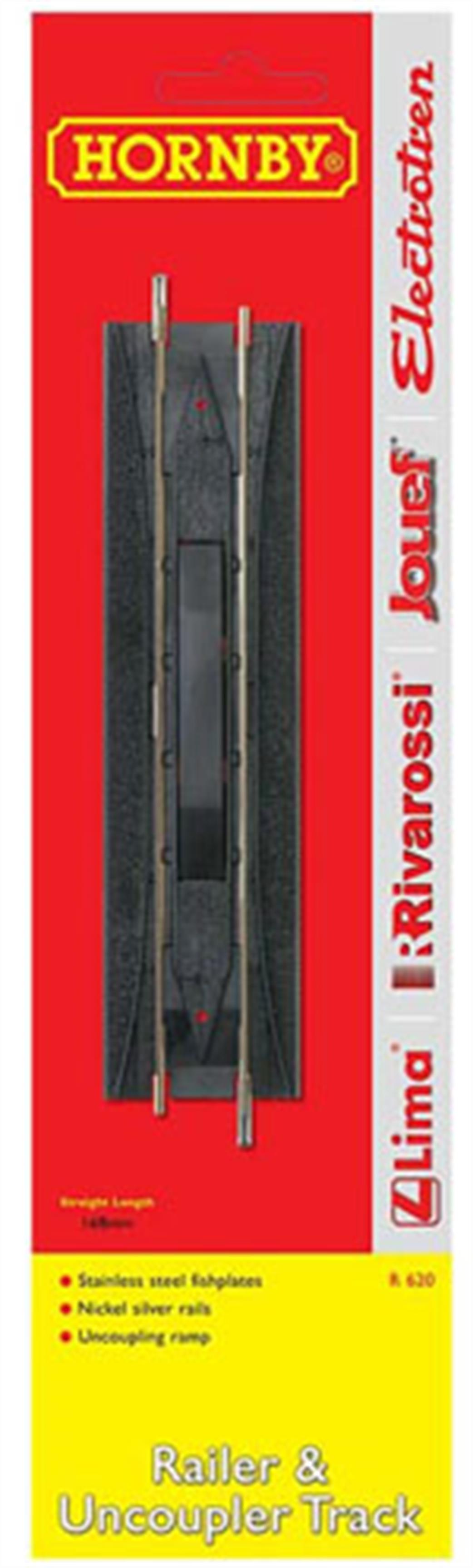 Hornby OO R620 Standard Straight Uncoupler/Re-railer Track