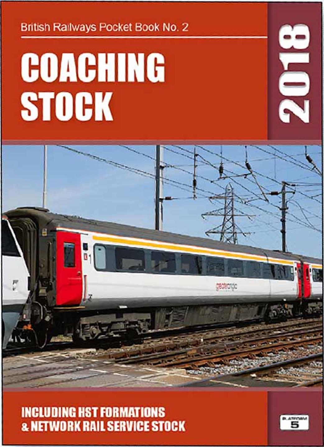 Platform 5 BRPB2 18 British Railways Coaching Stock 2018 Pocket Book