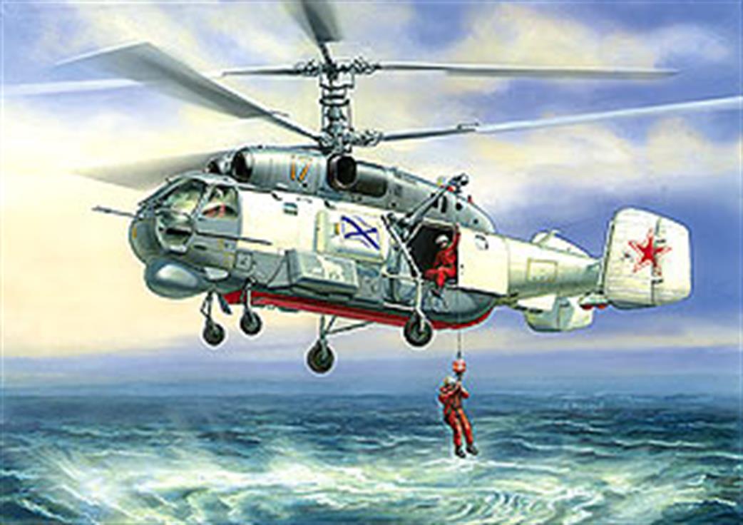 Zvezda 1/72 7247 Kamov Ka-27ps Soviet Rescue Helicopter