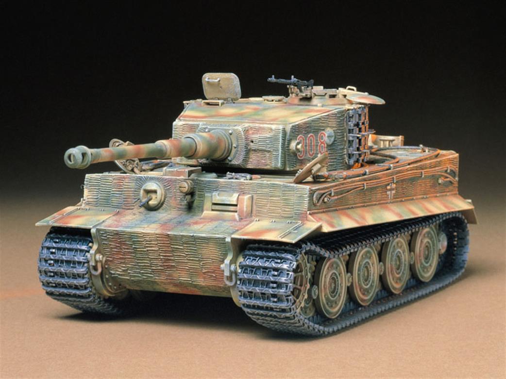 Tamiya 1/35 35146 German Tiger I Tank Late Version WW2 Tank Kit