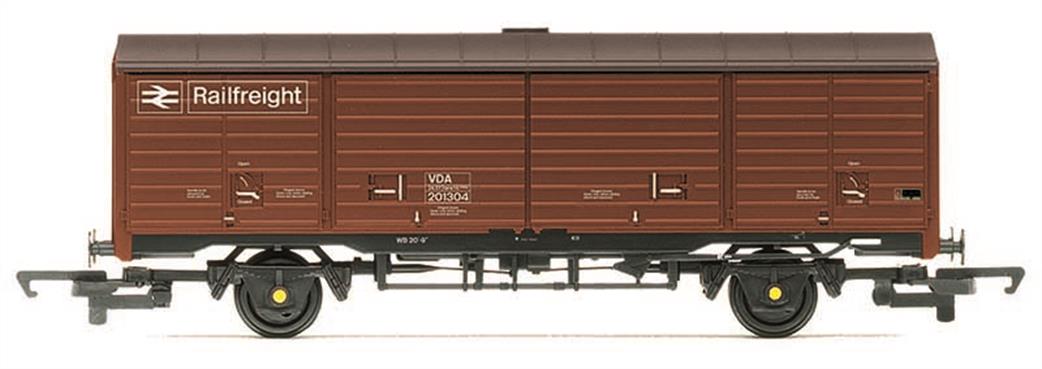 Hornby OO R60099 BR Railfreight VDA Covered Goods Van Goods Brown