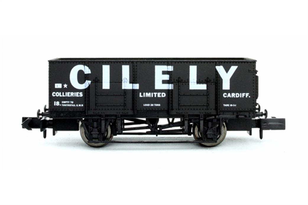 Dapol N 2F-038-037 Cilely Collieries Cardiff 20-Ton Steel Open Coal Wagon 21