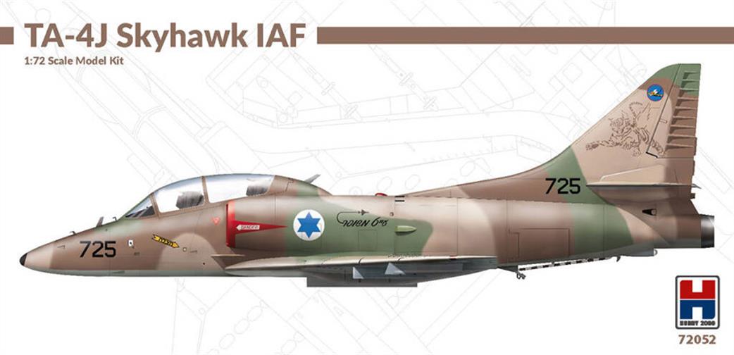 Hobby 2000 1/72 72052 T4-4J Skyhawk IAF Plastic Kit