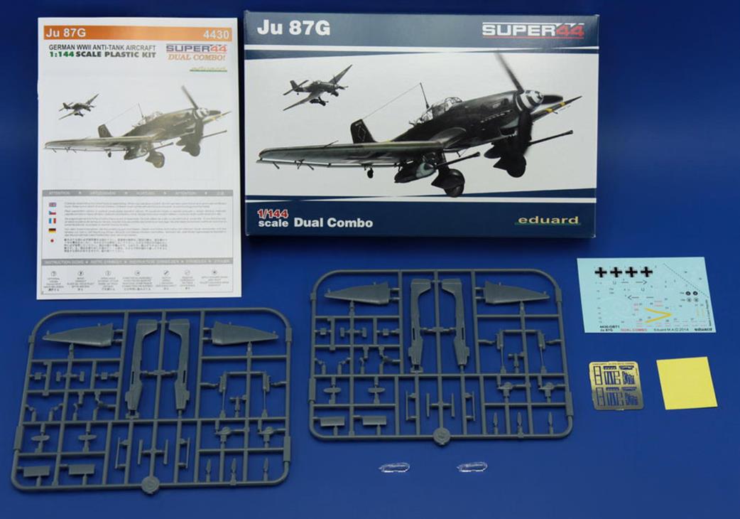Eduard 1/144 4430 Ju87G Dual Combo Super 44 Dive Bomber Kit