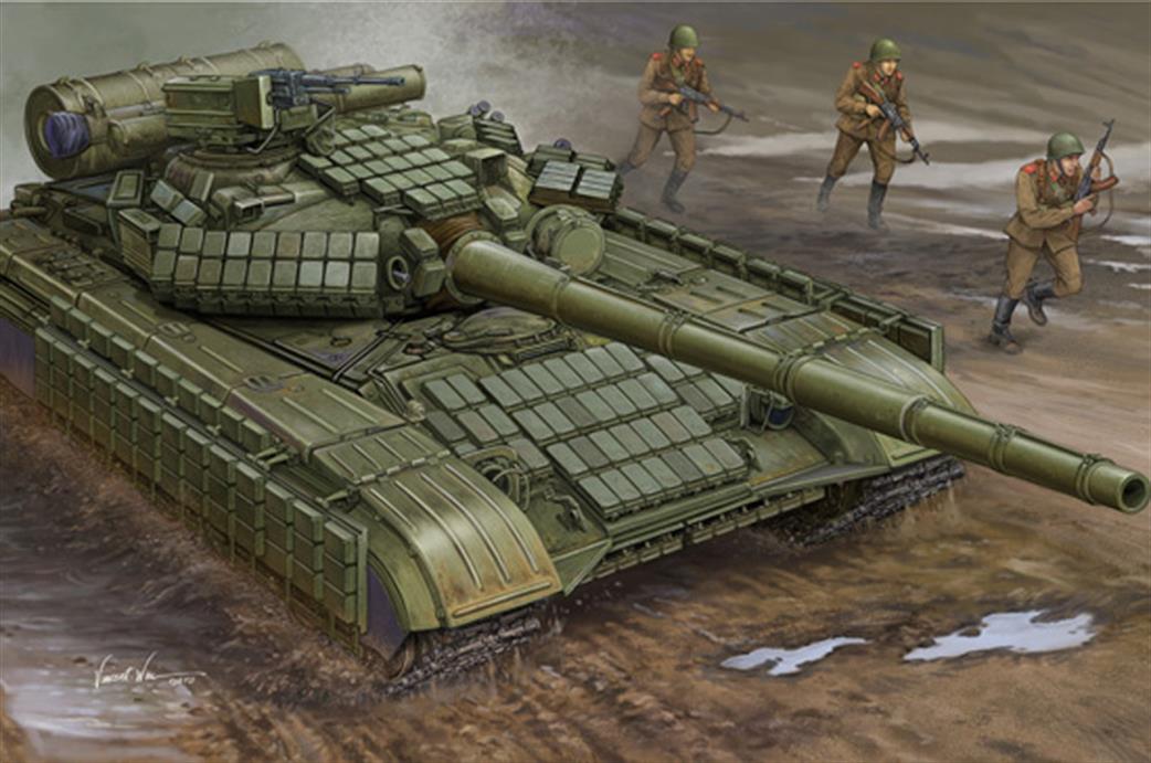 Trumpeter 1/35 01580 T-64B MBT 1984 Version Plastic Kit