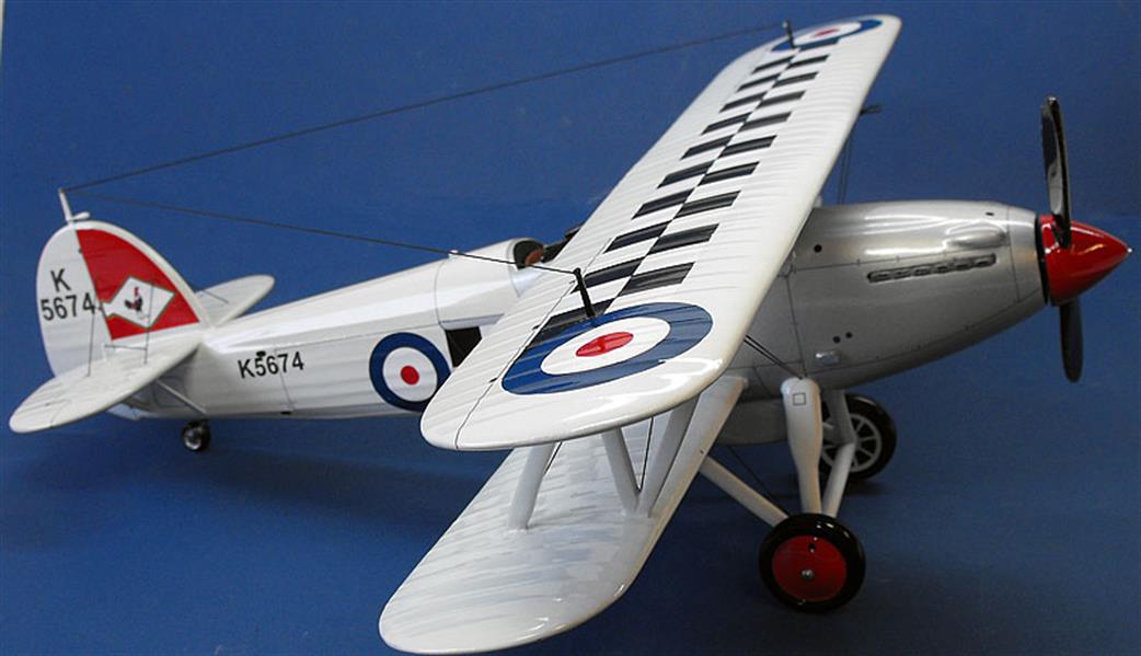 Bravo Delta 1/28 172 Hawker Fury 1 RAF Tangmere 1936-7 Wooden Model