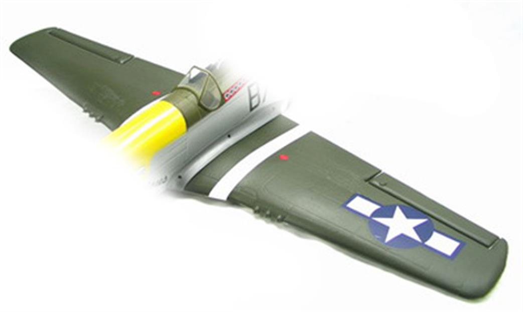 Parkzone PKZ1520 P-51D Mustang Painted Wing. No Servo