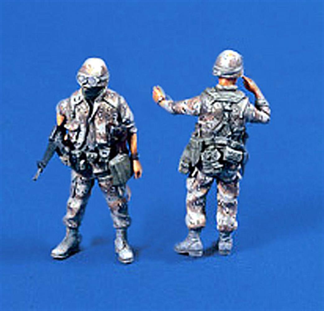 Verlinden 1/35 585 US Marines Desert Storm 2 Piece Figure Set Kit