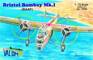 Valom 72098 Bristol Bombay Mk1 RAAF Plastic Kit