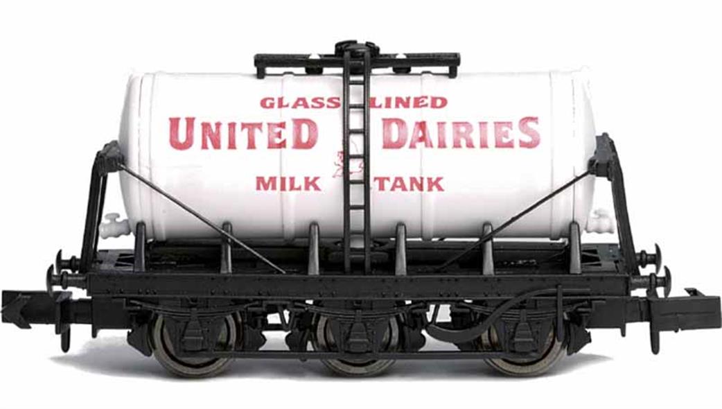 Dapol N 2F-031-020 United Dairies 6-wheel Milk Tank Wagon No.44018