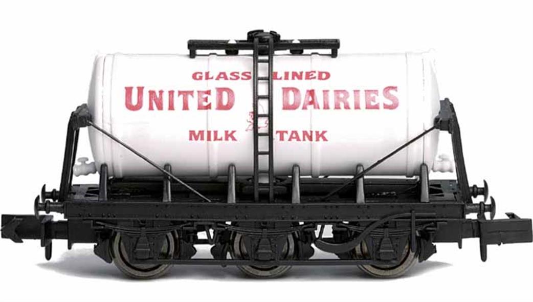 Dapol N 2F-031-020 United Dairies 6-wheel Milk Tank Wagon No.44018