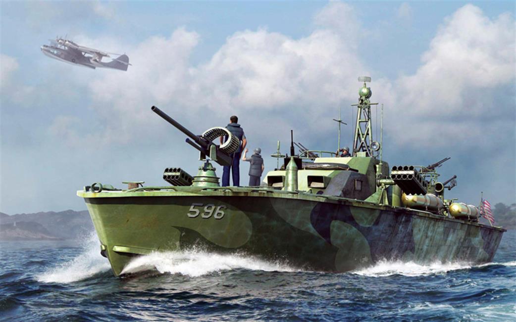I Love Kit - Merit International 64801 US Navy Elco 80' PT Boat Kit 1/48
