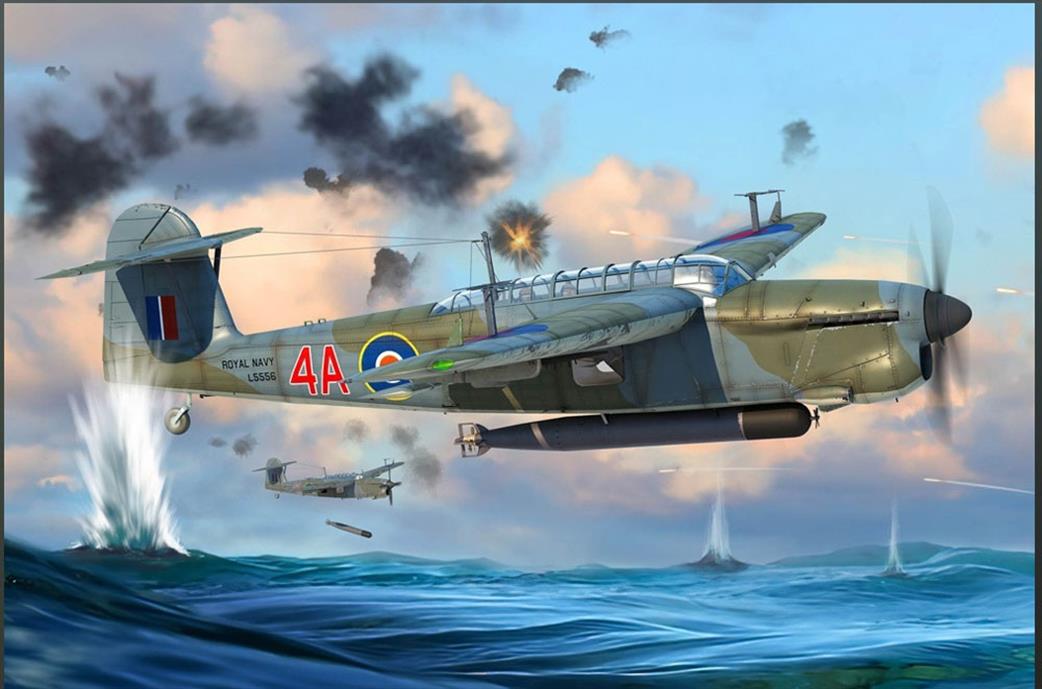 Trumpeter 1/48 05825 British Royal Navy Fairey Barracuda Mk II WWII Torpedo Bomber