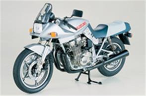 Tamiya 1/6 Suzuki GSX110S Katana Motorcycle 16025The Suzuki GSX1100S was introduced in 1980. Suzuki's brilliant Katana Motorbike is modelled to perfection in this self assembly model kit.