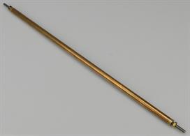 Prop Shaft 12in M4/4mm Stainless Shaft, 8mm dia Brass Tube