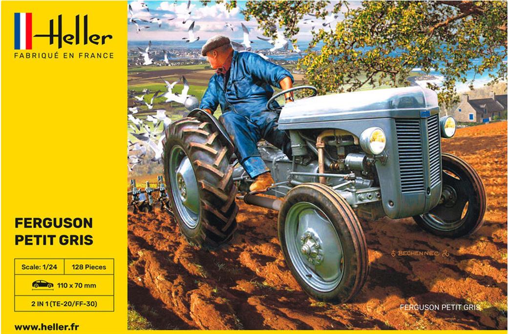 Heller  1/24 81401 Ferguson Petit Gris Tractor Model Kit
