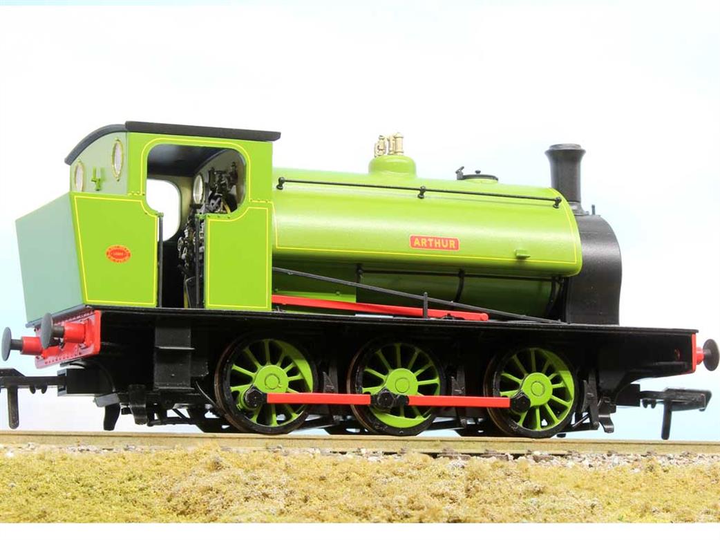 Rapido Trains OO 903002 Hunslet 3782 Arthur 16in 0-6-0ST Saddle Tank Markham Main Colliery Lined Green