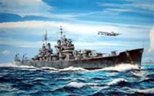 Trumpeter 1/700 USS Baltimore CA-68 1943 05724Number of parts 229Model Length 294.7mmGlue and paints are required