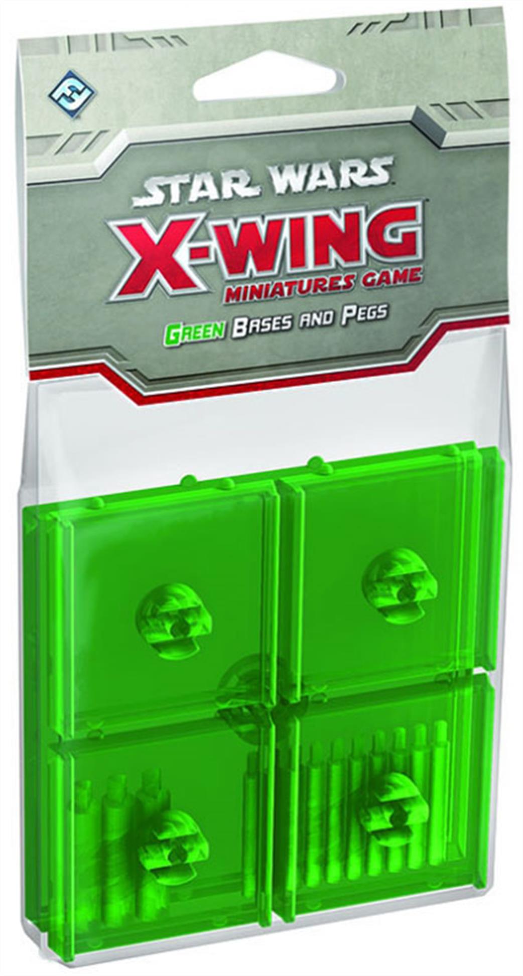 Fantasy Flight Games  SWX45 Green Bases and Pegs Accessory Pack, Star Wars X-Wing