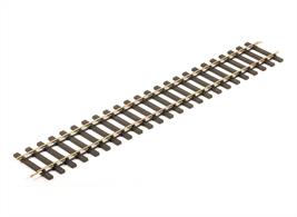 Produced to the familiar Setrack format with rail joiners pre-attached the bull-head nickel-silver rail. The Setrack sections are produced with the same bull-head nickel as is used in the Streamline range of flexible track and points.Length 400mm 15.5in.