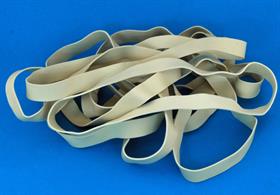 These white rubber bands are the best available NOT LATEX they are resistant against ultra violet (don't rot in the sun) and long lasting. Rinse in washing up liquid after use for even longer life.8&nbsp;per packet