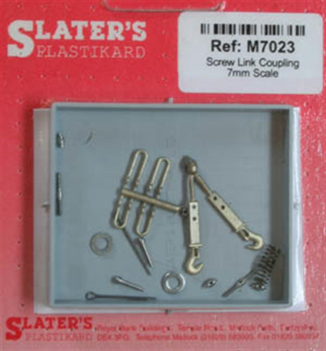 Slaters Plastikard M7023 Screw Link Coupling Pair O Gauge