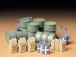 Tamiya 35186 1/35 Scale German Fuel Drums WW2 Accessory SetUseful accessories to compliment your model or diorama