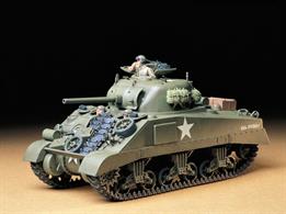 Tamiya 35190 1/35 Scale US M4 Sherman Tank Kit Early Production WW2Length 175mm