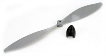 Replacement propeller for the Parkzone Slo-V ARTF aircraft, supplied with spinner.