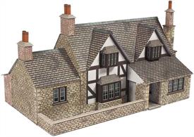 The Metcalfe Town End cottage is based on the architecture of the village of Lacock, Wilts a very popular 'period' location for films.