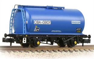 TTA tank wagon finished in Ciba-Geigy blue livery.