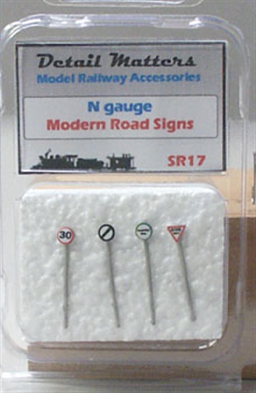 Detail Matters N SR17 4 Modern Road Signs
