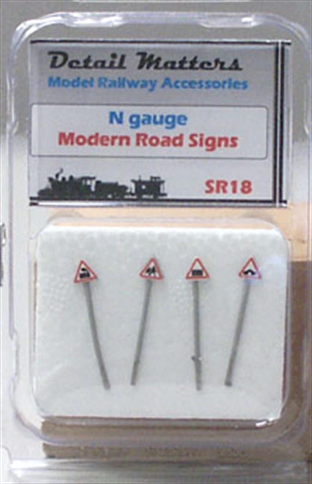 Detail Matters N SR18 4 Modern Road Warning Signs