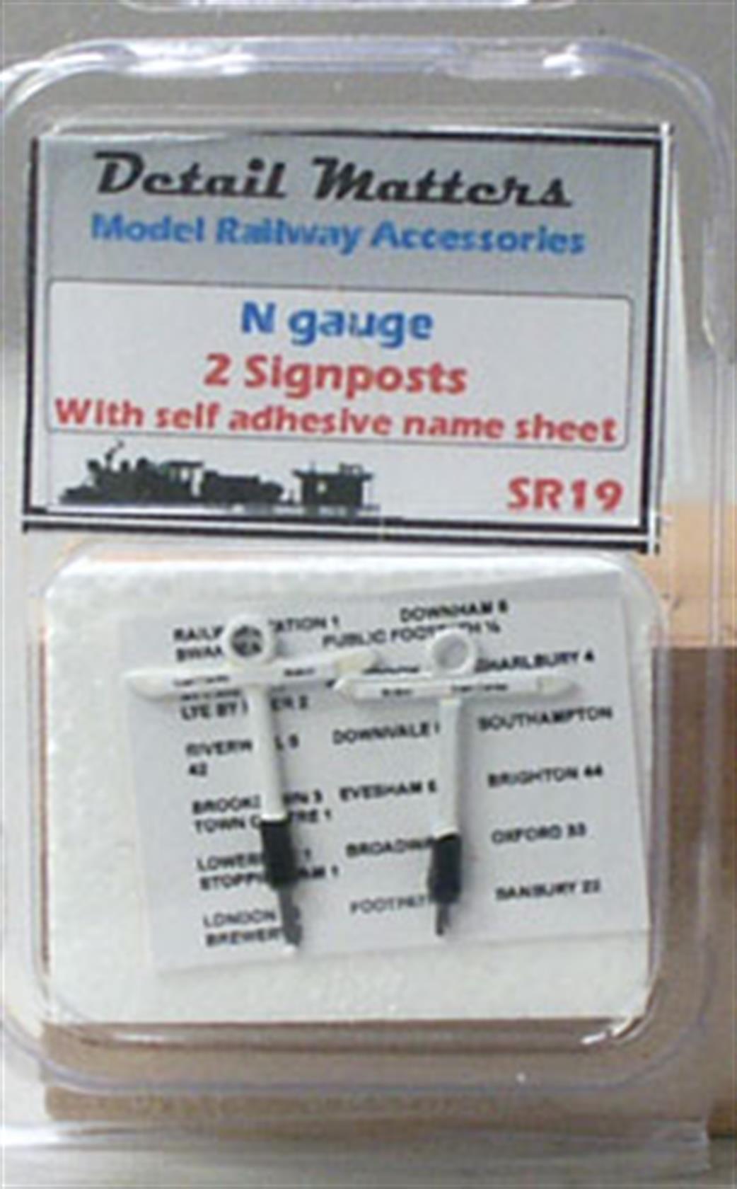 Detail Matters N SR19 Finger Type Signposts (2)