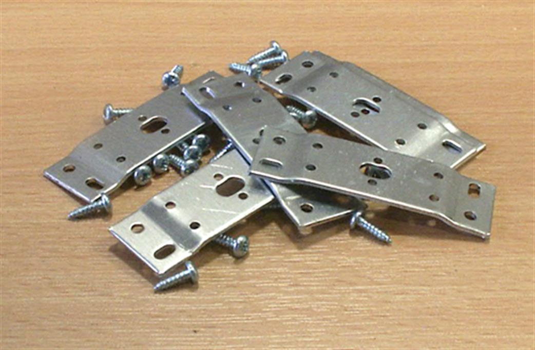 Detail Matters SR1m Metal Underboard Mounting Plates (6)  for PL10 Point Motor