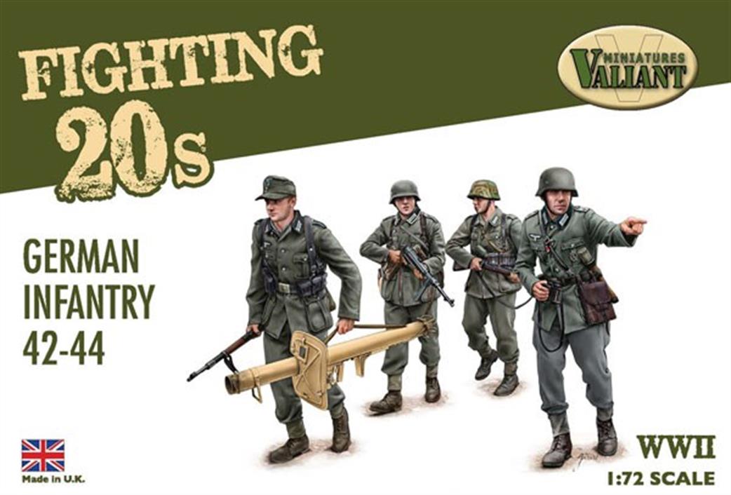 Valiant Miniatures 1/72 FT001 Fighting 20's German Infantry Figure Set