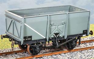 The all-steel construction sloped sided design was produced by wagon builders Charles Roberts &amp; Co. in the mid-1930s as a private venture design. During WW2 a large number of wagons to this design were ordered by the government Ministry of War Transport to boost the rail wagon fleet in Britain and to supply wagons to France in support of the liberation of Europe. The European railways preferred to use larger wagons, so the small British supplied wagons were returned around 1950. Around 10,000 were taken into British Railways stock with withdrawals taking place in the 1960s. Some ended up private industry use.Transfers supplied for BR lettering, metal wheels and 3 link couiplings. Additional parts to enable the vehicle to be modeled incorporating modifications made to the prototypes during their working life are included where appropriate.