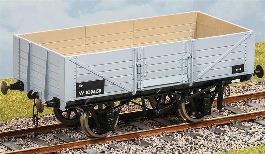 Parkside Kits O Gauge PS23 GWR 13T Open Goods Wagon Diag O24 9ft wb