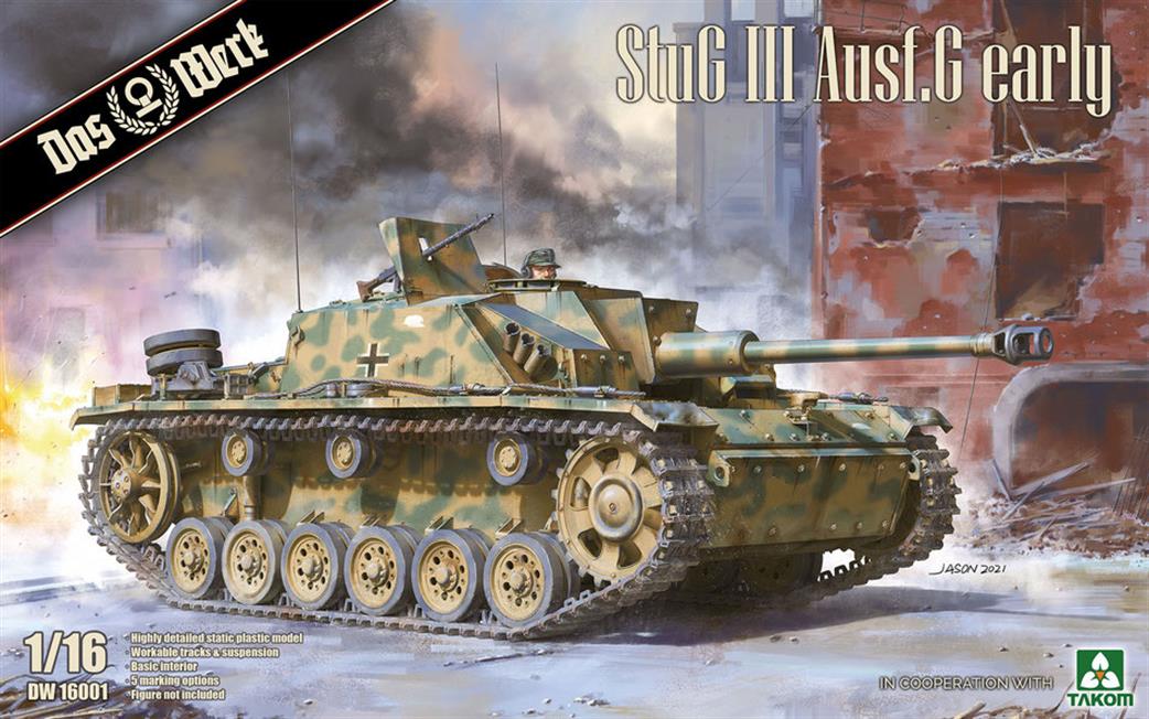 Das Werk 1/16 16001 German Stug 111 Ausf G WW2 Assault Gun Plastic Kit