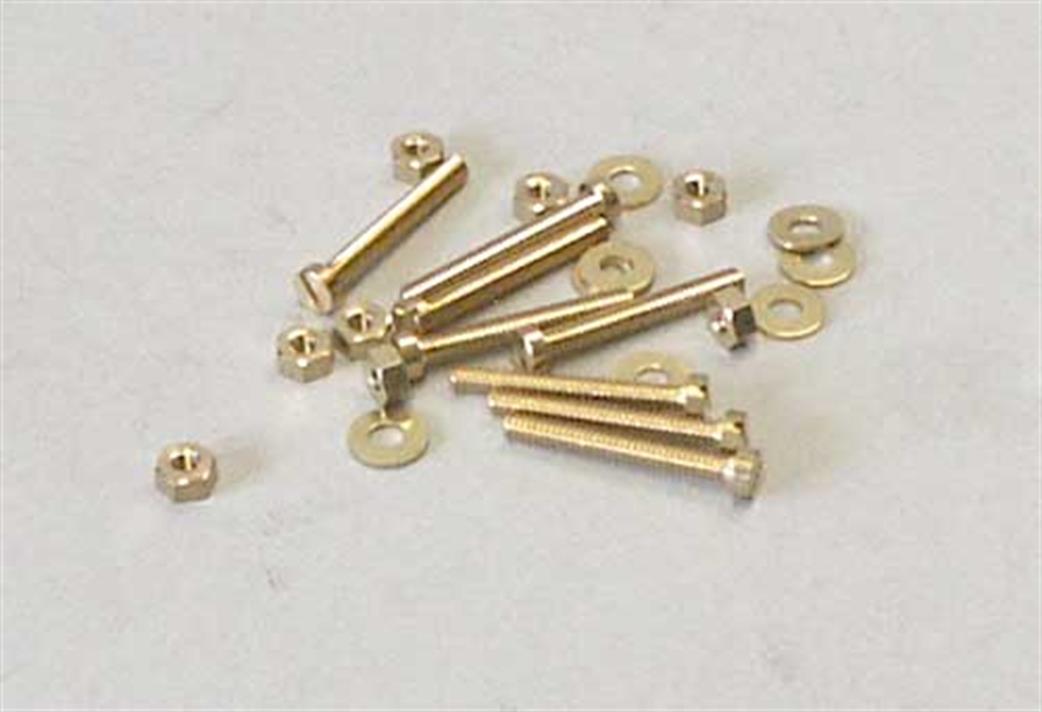 Expo 31010 6BA Cheesehead Bolts & Nuts Pack of 8