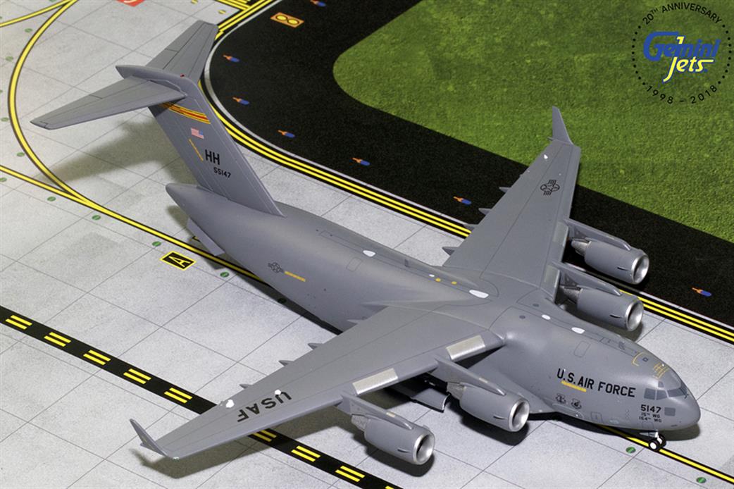Gemini Jets 1/200 G2AFO780 U.S.A.F BOEING C-17 Hawaii ANG 05-5147 Diecast Model