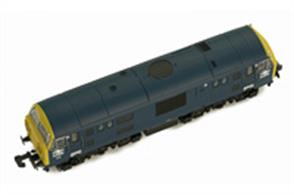Dapols model of the NBL class 22 type 2 diesel hydraulic locomotive presented in late condition, with headcode boxes.Dapol class 22 number 6328 painted in BR blue livery with full yellow ends.