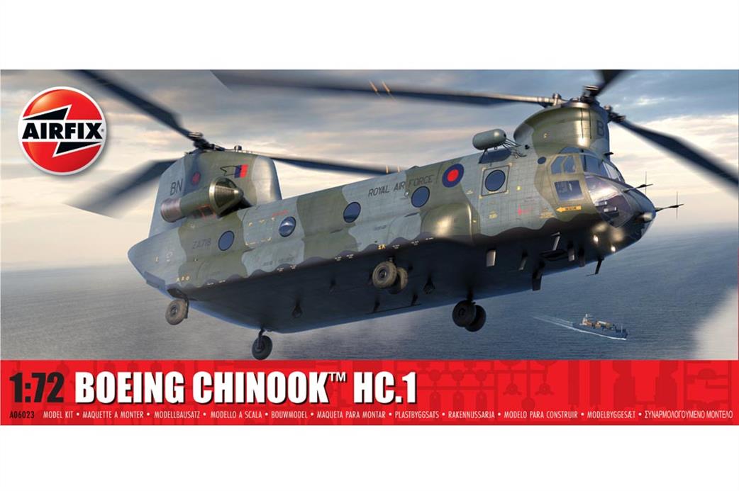 Airfix 1/72 A06023 Boeing Chinook HC.1 Helicopter Kit