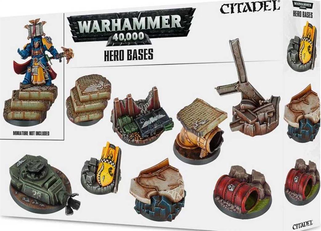 Games Workshop 25mm 64-01 Warhammer 40k: Hero Bases